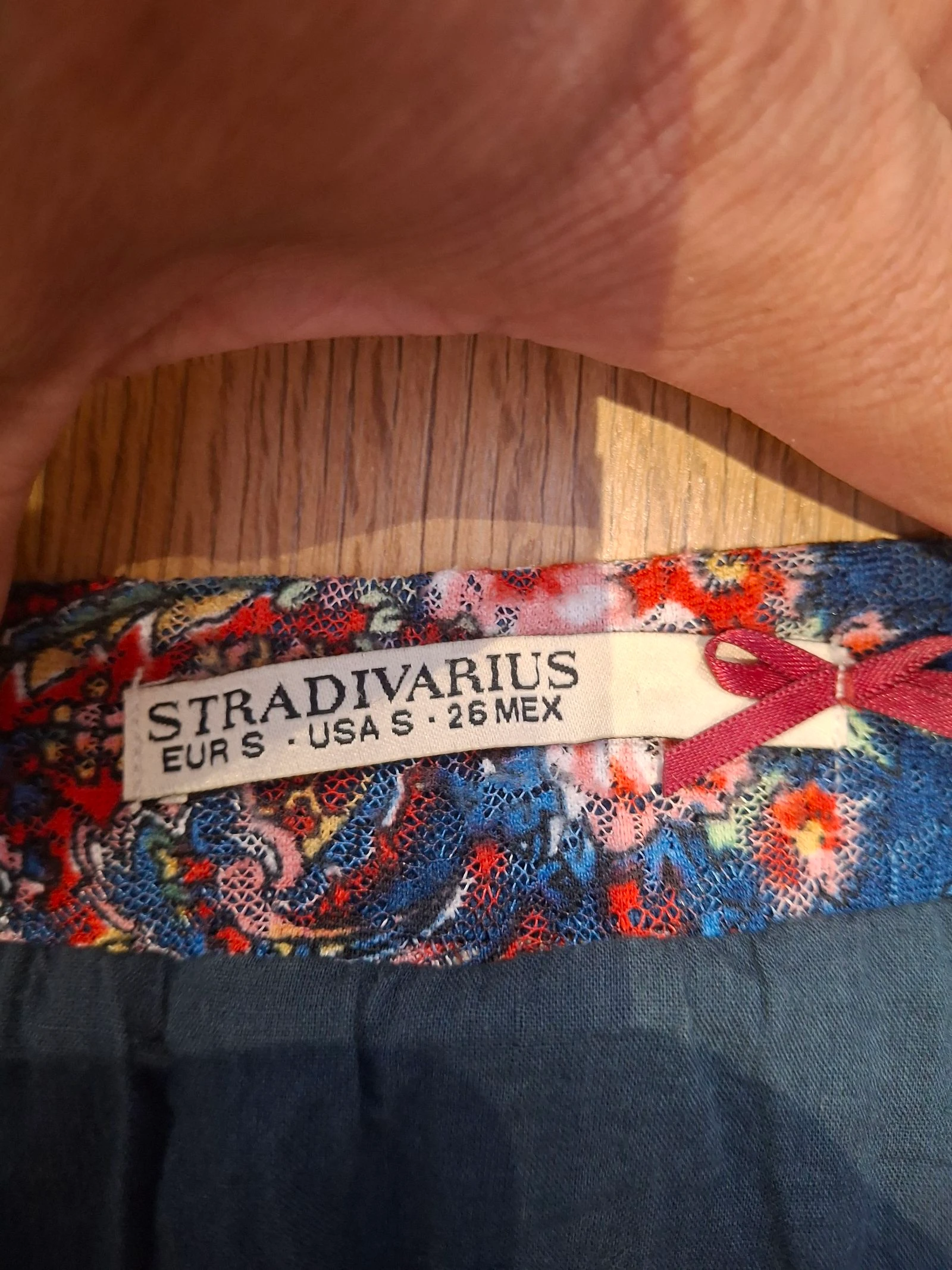 Saia de tule com babados estampa paisley Stradivarius – photo 4